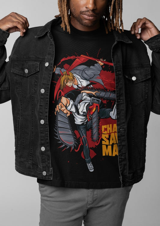 Chainsaw Man Frenzy: Exclusive Anime T-Shirt